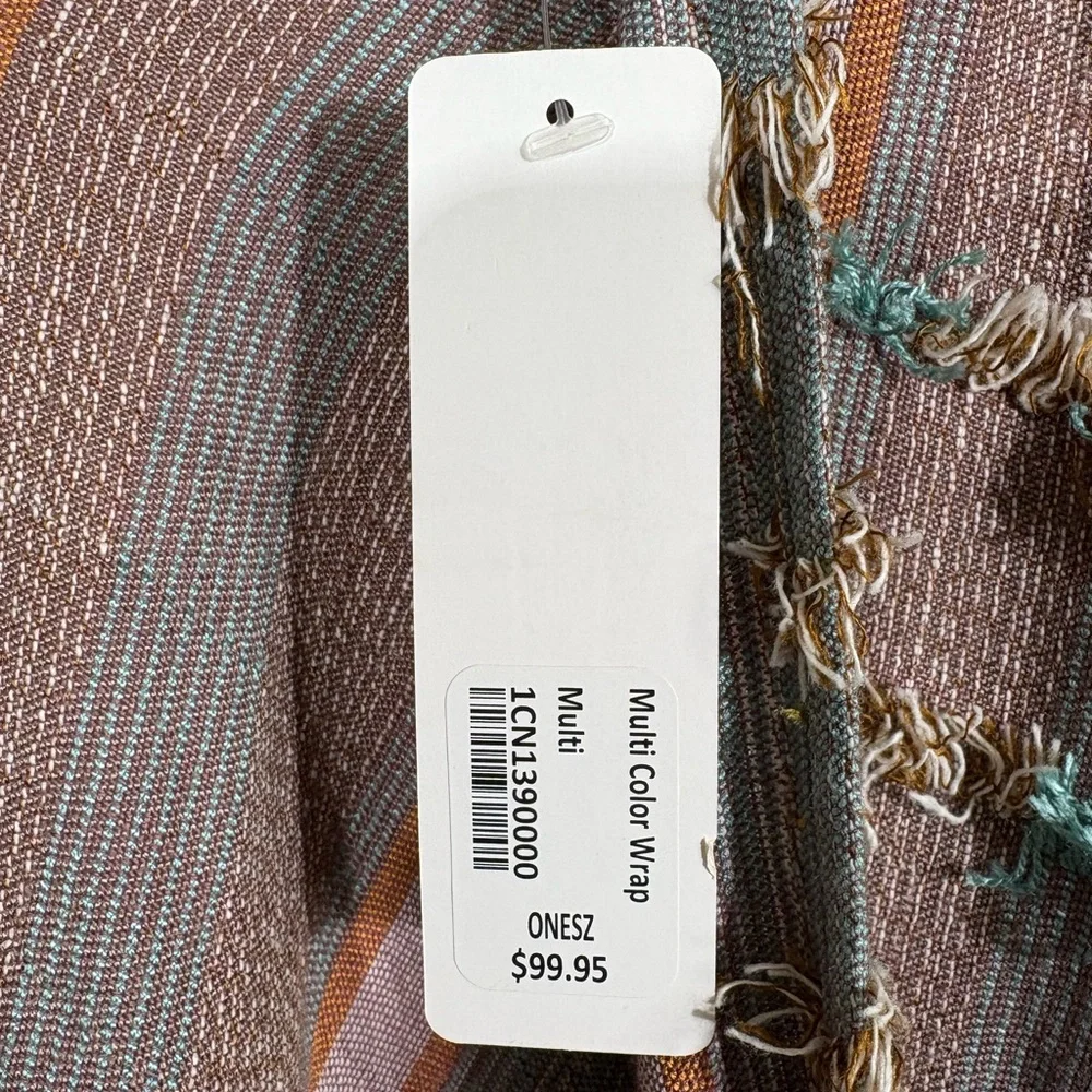 NWT Soft Surroundings Multi Color Wrap - One Size
